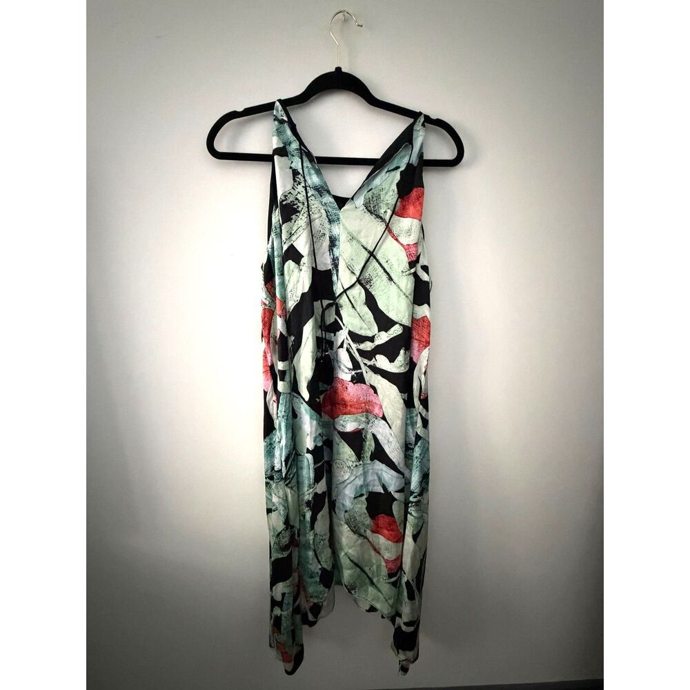 LC Lauren Conrad Flowy Sleeveless Dress – Abstract Print – Size L